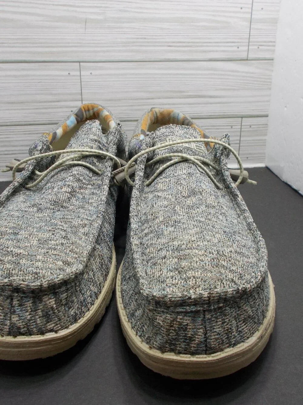 Hey Dude Wally Sox Funk Men's Size 14 Shoes
